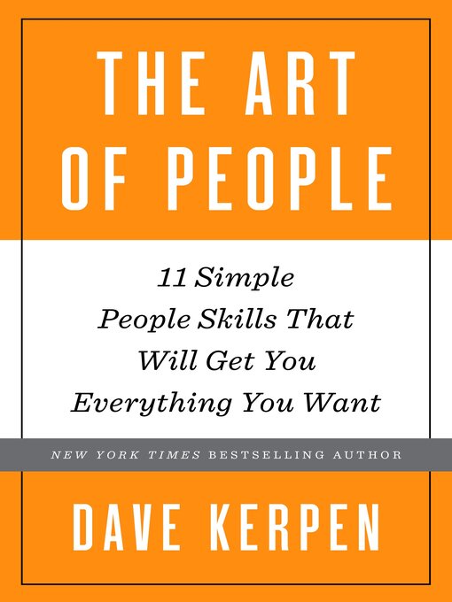 Title details for The Art of People by Dave Kerpen - Available